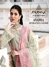 Anamsa 298 A To D Hits Embroidery Georgette Pakistani Suits Wholesale Shop In Surat
